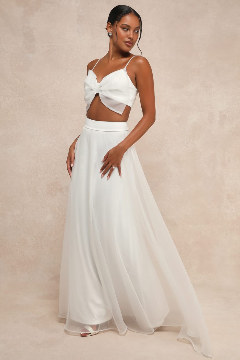 open lace back dress 2-in-1 Strapless Satin Mini Dress with Detachable Organza Skirt