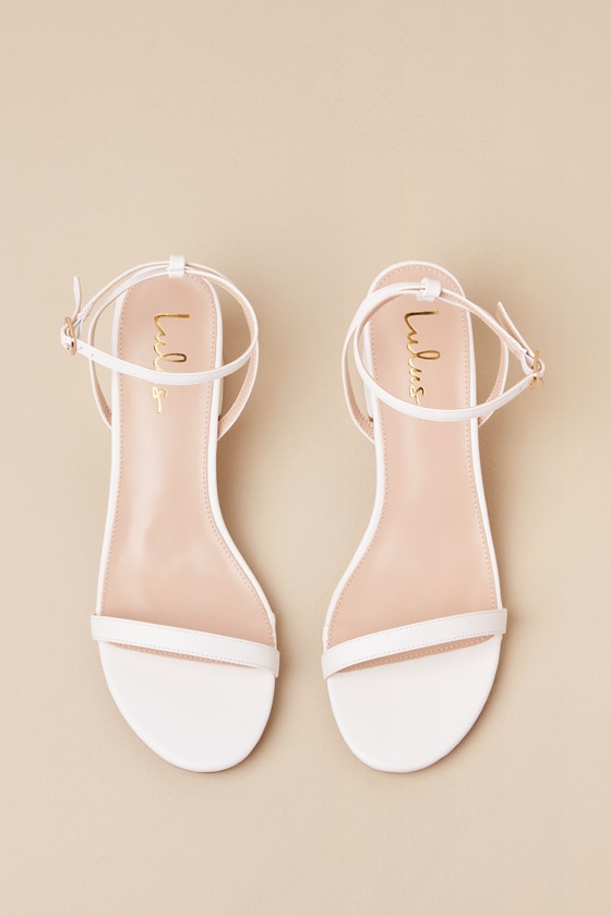 Julie White Ankle Strap Heels - thumbnail 3