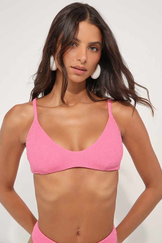BRALETTE PINK BIKINI TOP