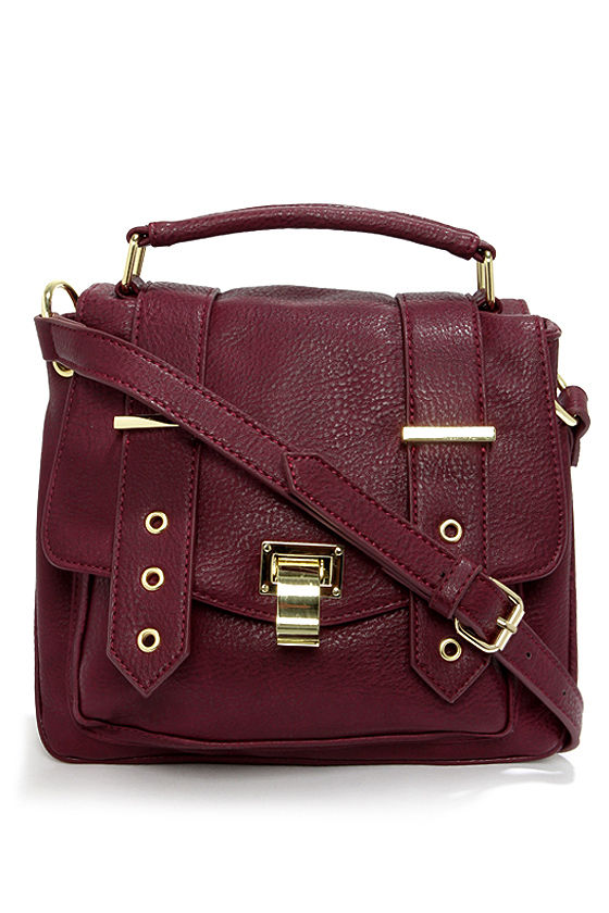 steve madden burgundy purse
