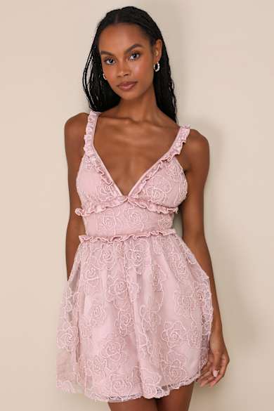 strapless open back dress Pink Beach Forest Lenzing Ecovero Viscose Maxi Dress  FARM Rio