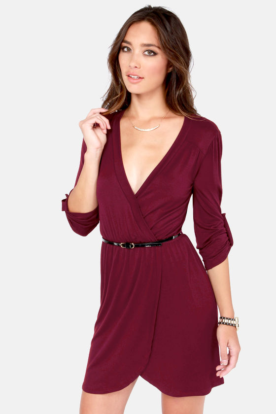 tulip wrap dress