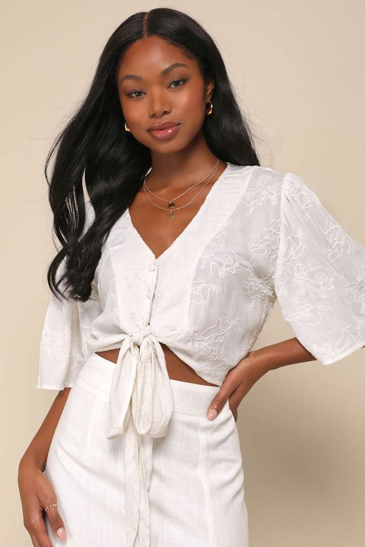 Darling Top in White