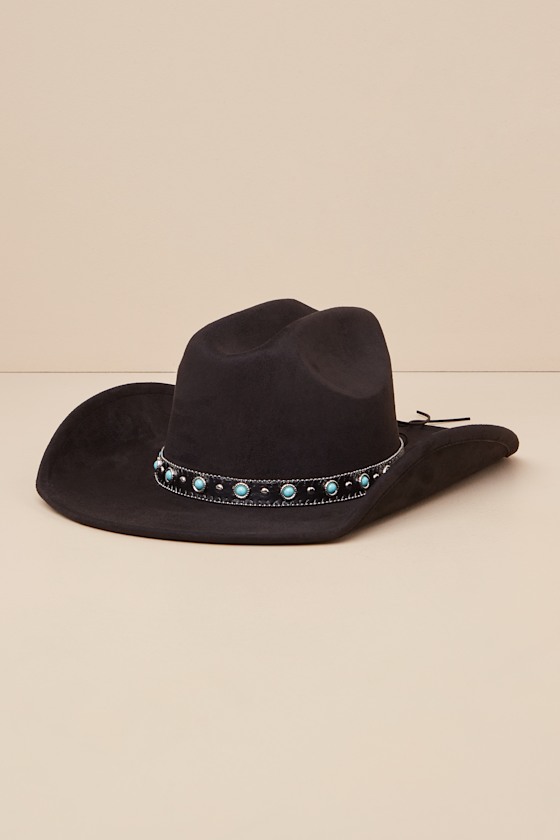 Saddled Up Black and Silver Western Hat 1