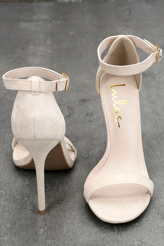 bone coloured heels