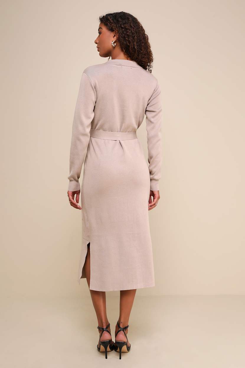 knee length dresses for ladies Threadbare Women's Black Long Sleeve Button Down Knitted Ladies' Cardigan  Dress main image 1