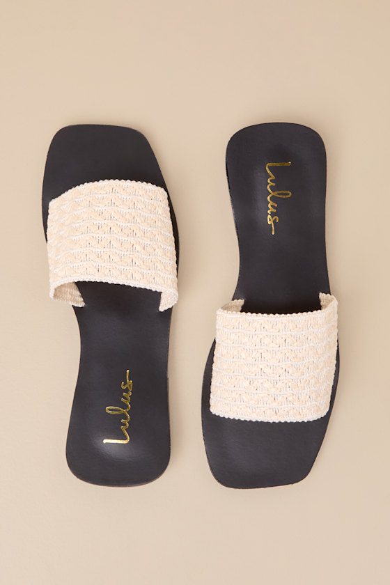 Amora Sandal | Cream Raffia main image 1