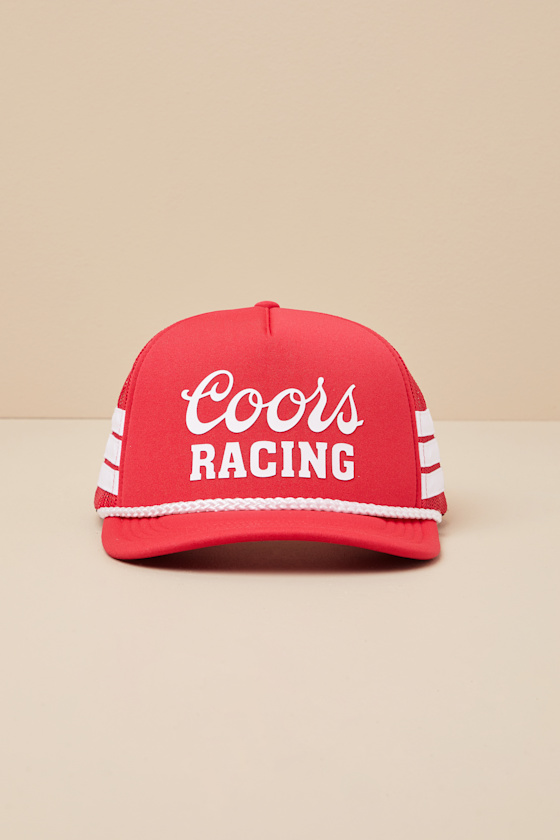 Coors Talladega Red and White Trucker Hat