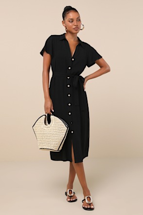black linen short dress Paulina Velvet Strapless Mini Dress - Black