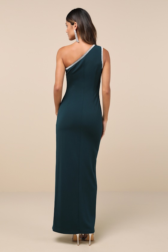 Emerald Green Dress - Sleeveless Maxi Dress - Cutout Maxi