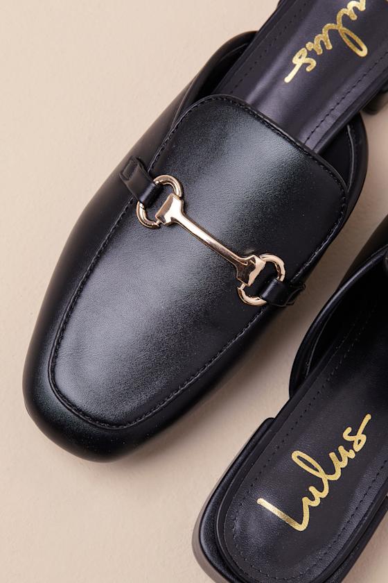 Ranae Black Slide-On Loafers - thumbnail 4