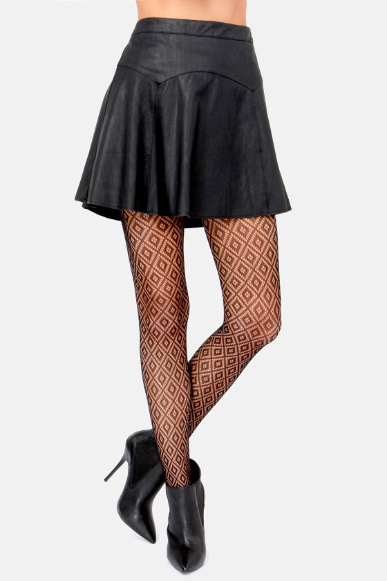 Sexy Black Tights - Fishnet Tights - Diamond Tights - $12.00 - Lulus