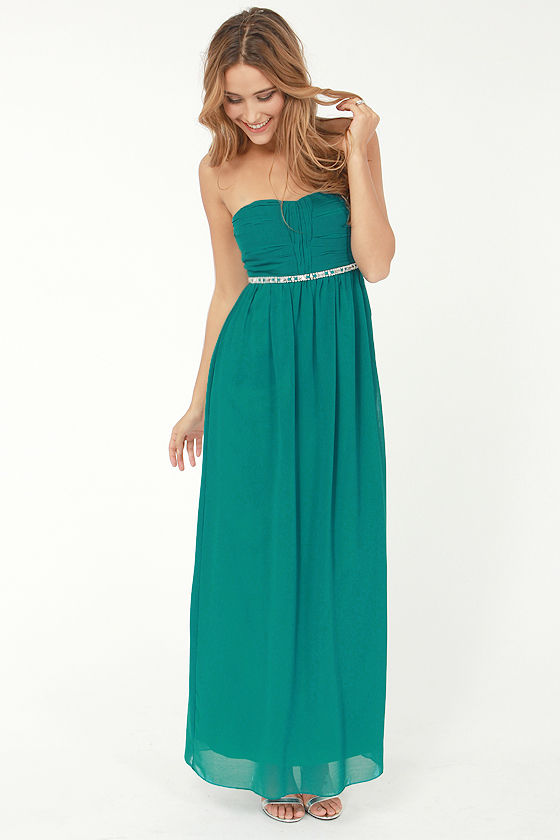 teal maxi