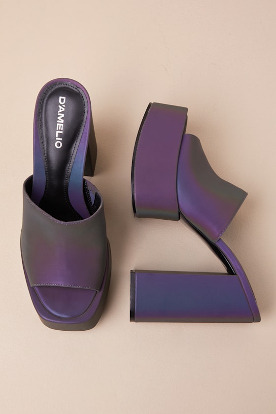 Ravina Multi Reflective Platform Sandals 6