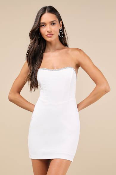 White Cocktail Dresses - Lulus