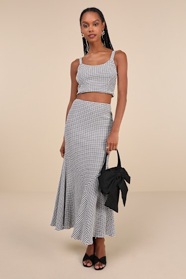 Midi Skirt Old Navy Plaid Mini Skirt Vintage Plaid Skirt For Women 2024 Korean Style High Waist Mini A