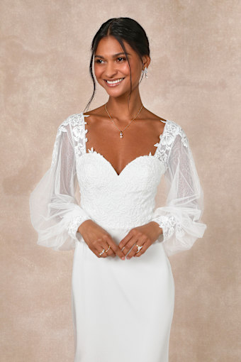 Timeless Adoration White Embroidered Bishop Sleeve Maxi Dress 1
