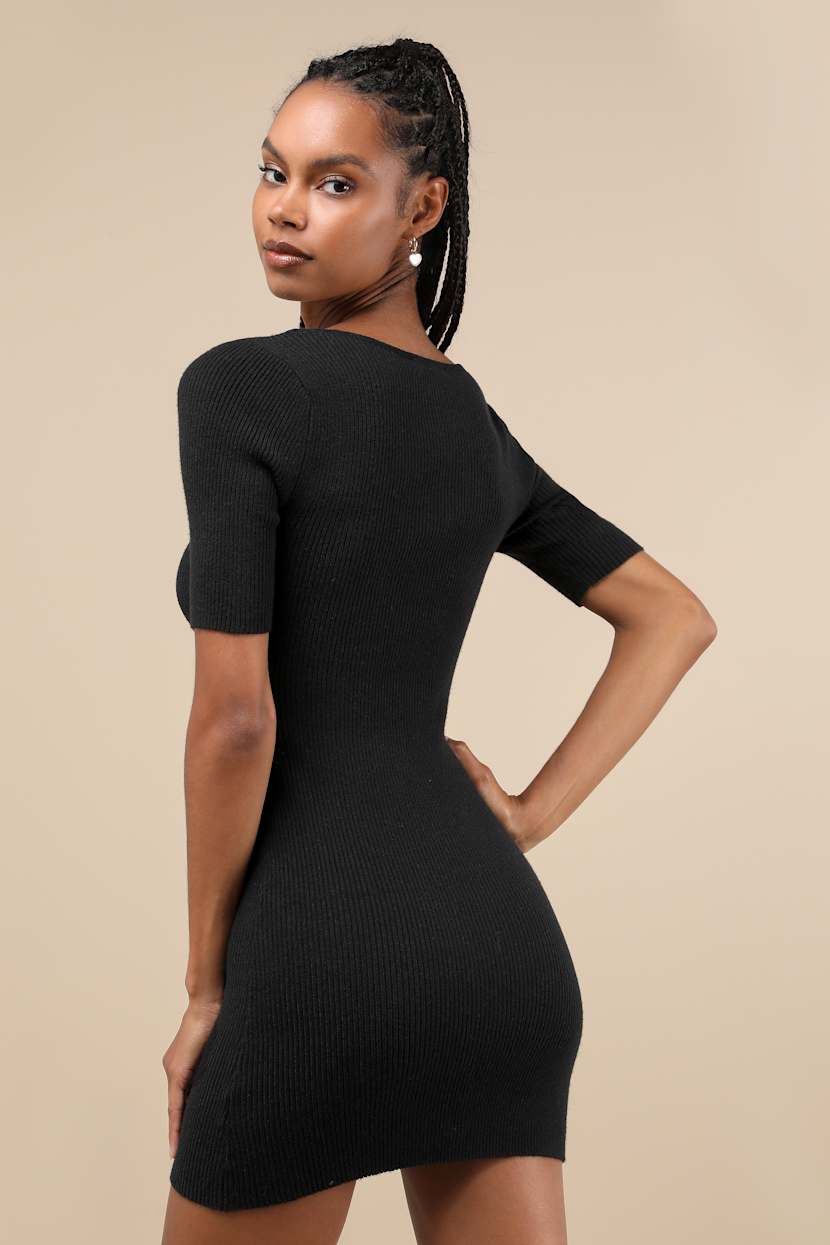 strapless open back dress Green Mini Dress Tiered Shirred Bust Puff Sleeve