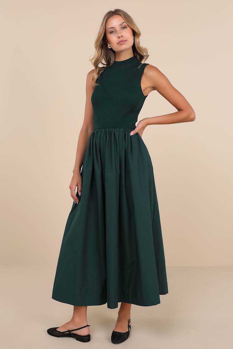 green mermaid wedding dress Malvern Maxi Dress Green