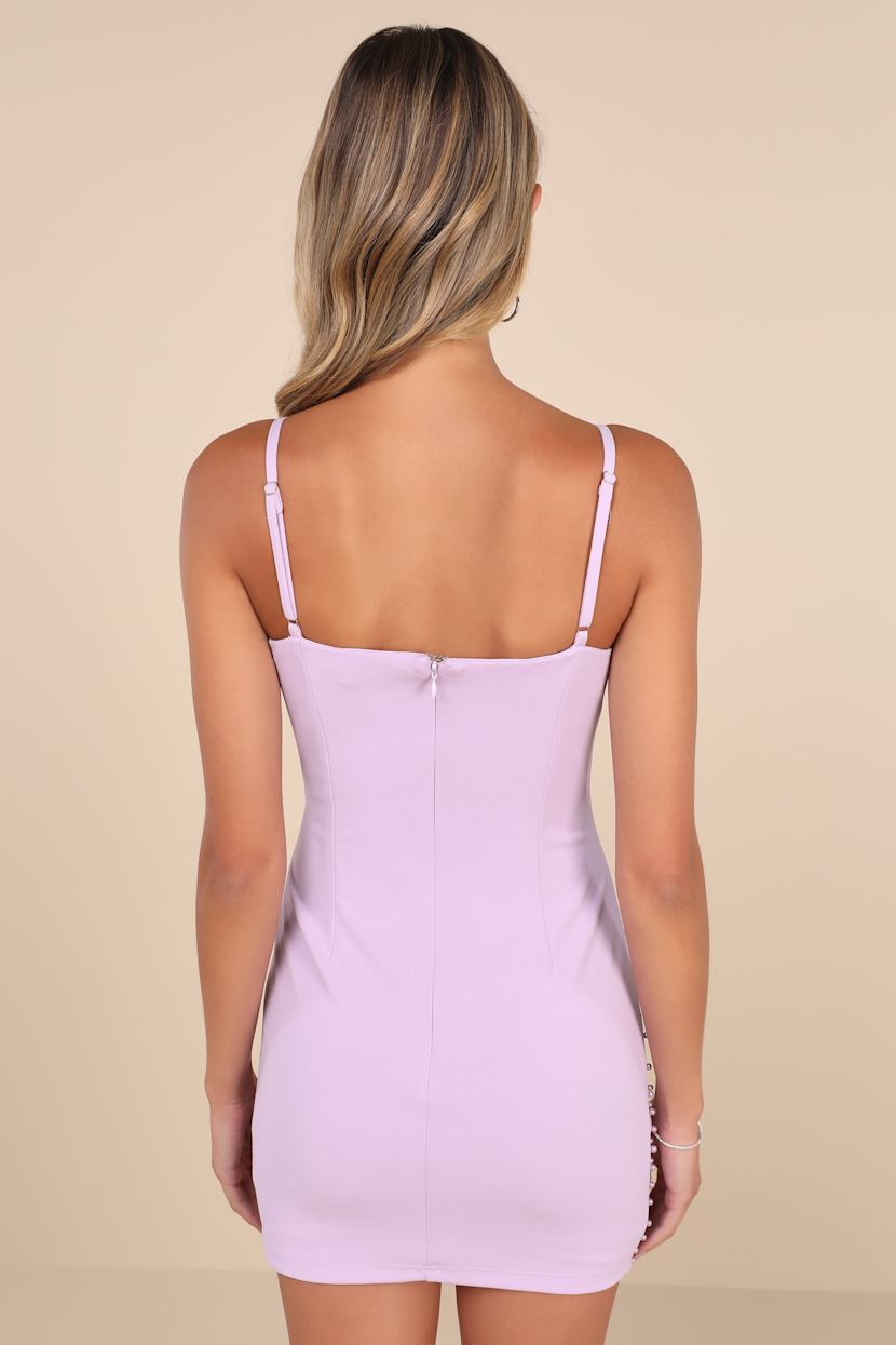 open lace back dress Pearl Mini Dress main image 1