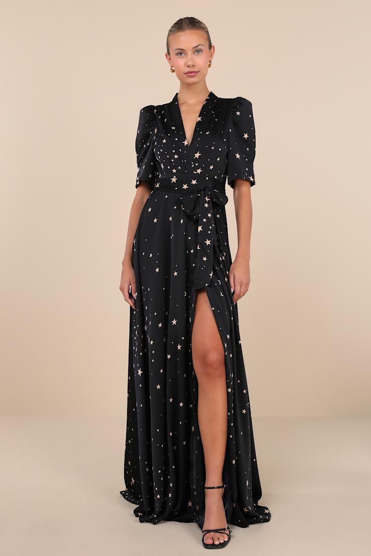 knee length dresses for ladies Stars Aligned Gown– Teuta Matoshi