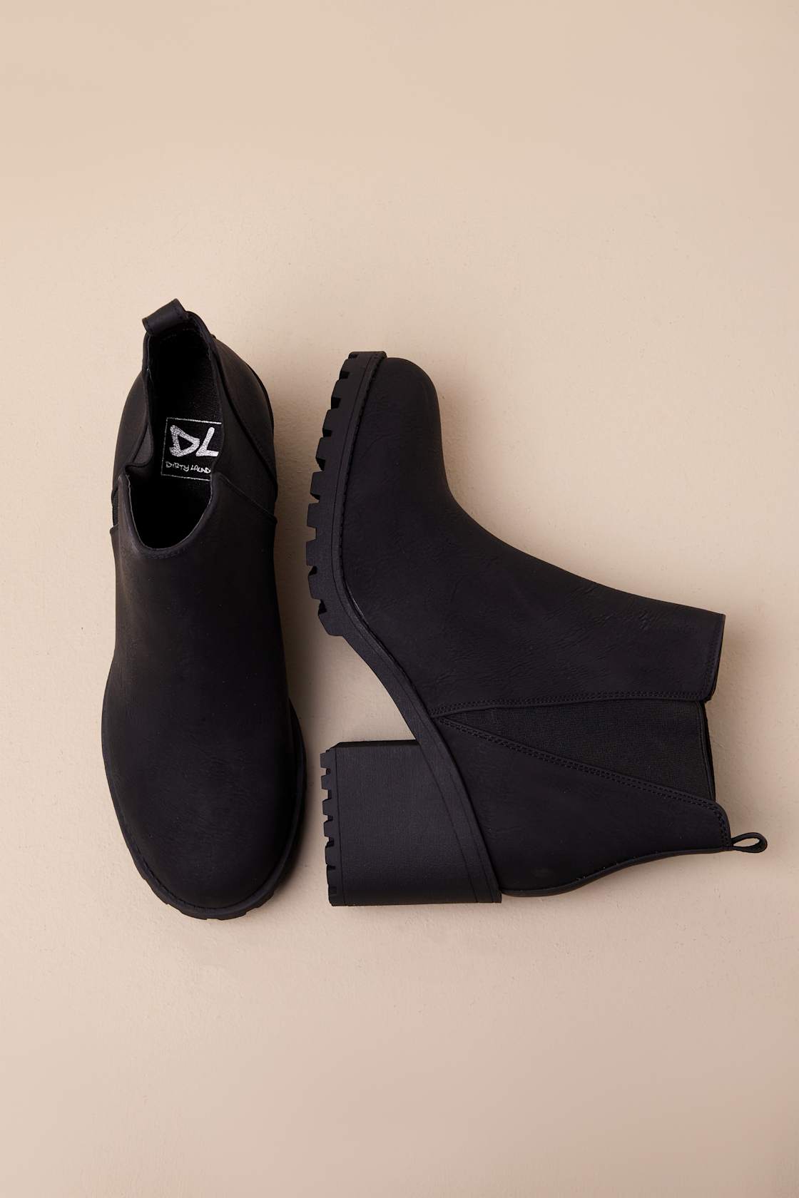 Lisbon Black High Heel Ankle Booties