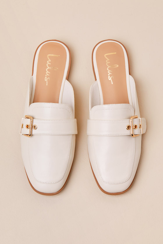 Marquete Bone Buckle Mule Slides 2