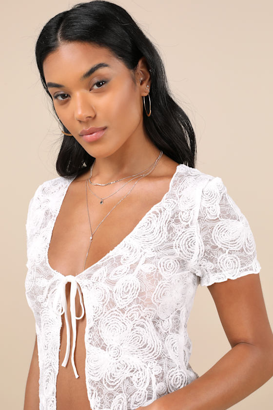 tie mesh top
