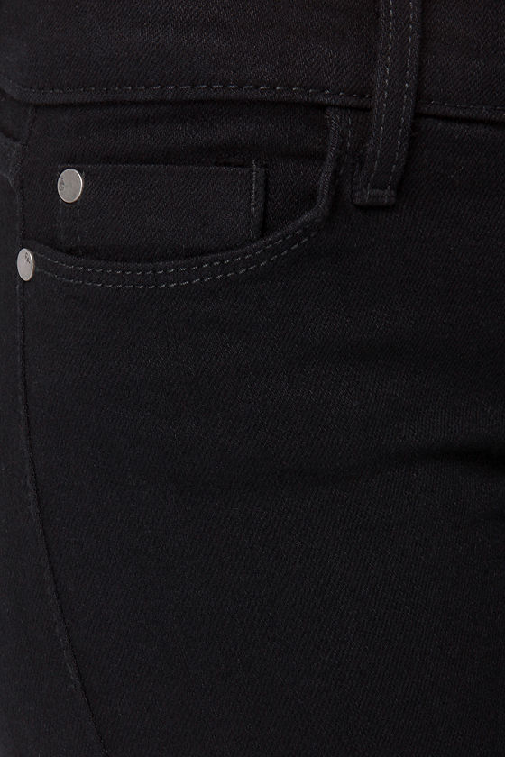 Cool Black Jeans - Flare Jeans - Bell Bottom Jeans - Black Pants - $54.00