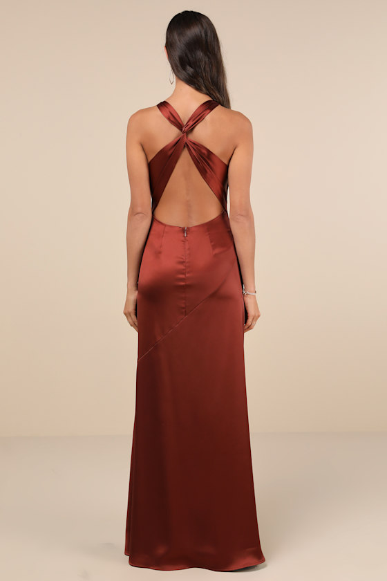Lulus rust dress sales