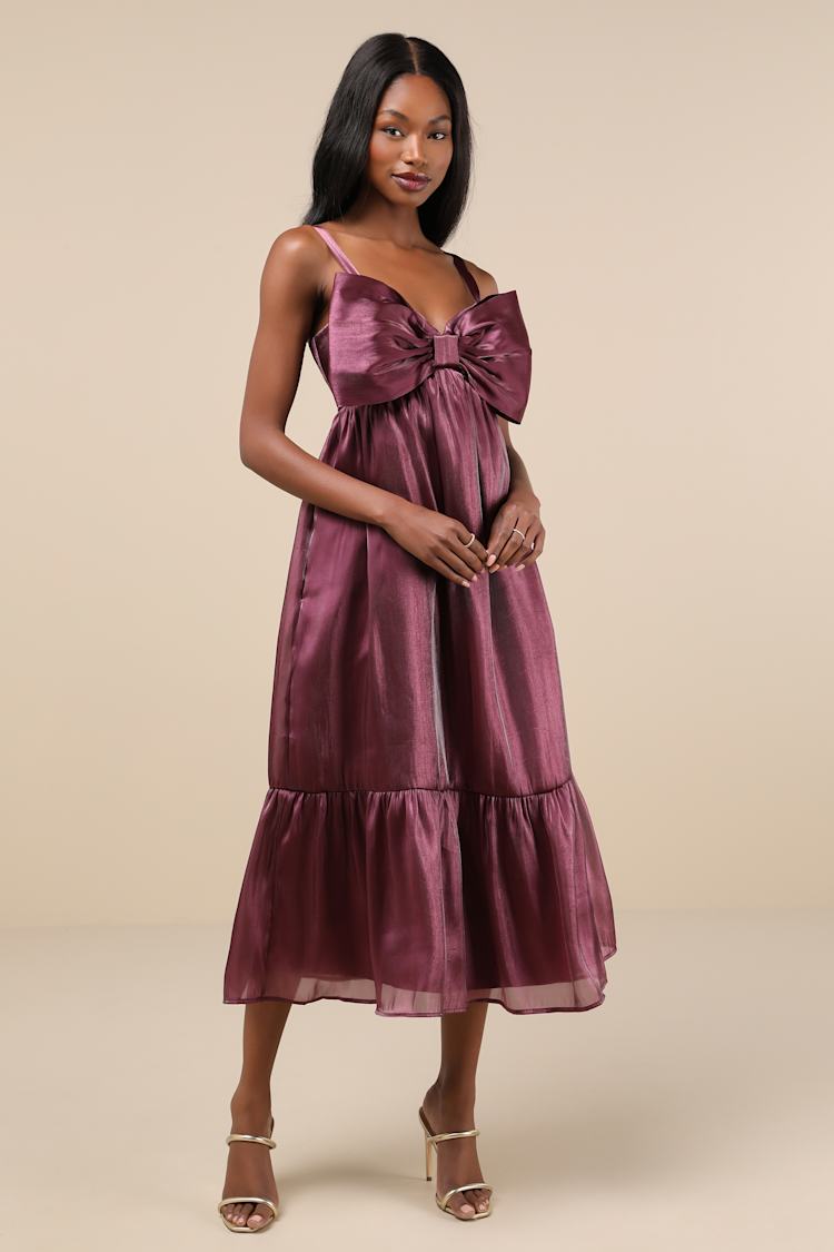 knee length dresses for ladies Baevely Floral Print Sweetheart Midi Dress
