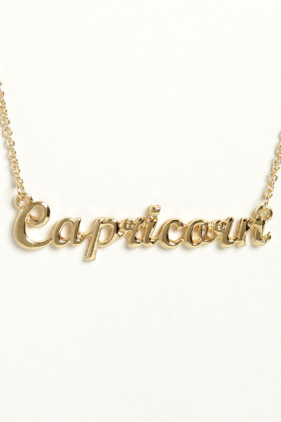 Capricorn Necklace – Studio Grun