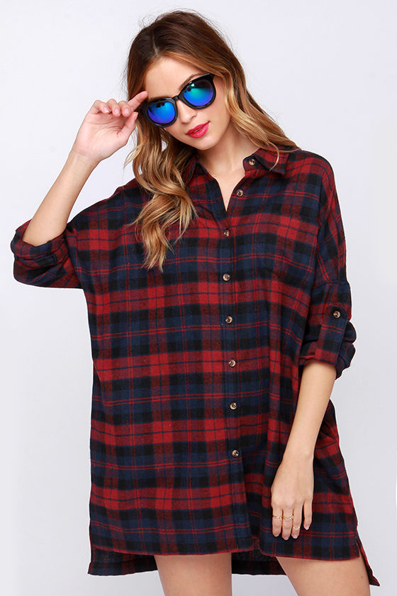 lumberjack shirt dress