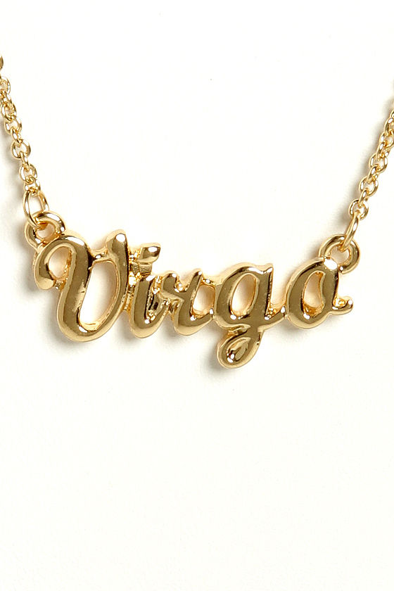 Zodiac Attack Gold Virgo Necklace
