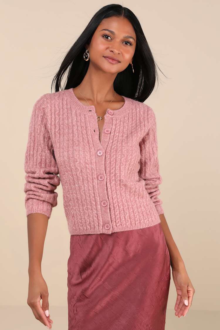 Cardigan Sweaters Womens Pink Knitwear Pringle Women's Classic