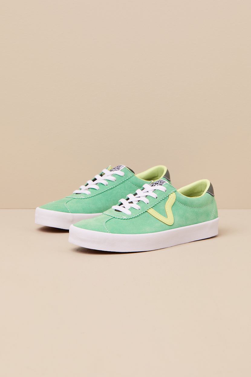 Vans Sport Low Sport Pop Green - Suede Leather Sneakers  display picture 3