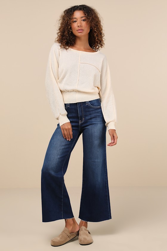 【BOK PLACE】Raw Washing New Long Wide Denim Pants 71Zbppdj0dL.jpg