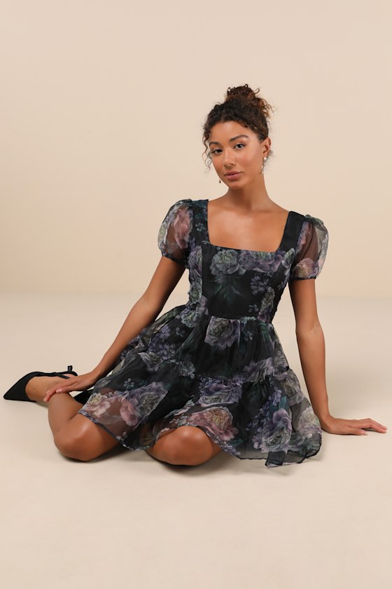 navy blue short dress Tulle Homecoming Dress, Sweetheart Off Shoulder Navy B Elegant Wedding Guest Styles: Size:XSmall garden party