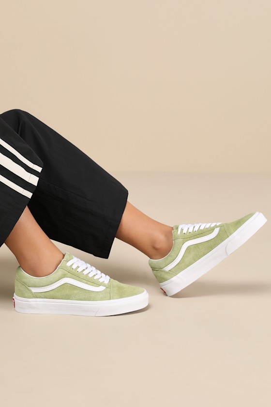 Old Skool Winter Pear Suede Leather Lace-Up Sneakers 5