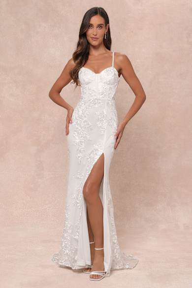 Long White Maxi Dresses | Shop White Maxi Dresses with Sleeves - Lulus