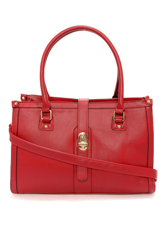 Cute Red Handbag - Red Purse - Vegan Leather Purse - $40.00 - Lulus
