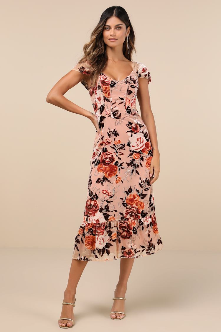 lulus pink velvet dress Hot Pink Velvet Mini Dress - Pink Mini Dress - Wrap Mini Dress