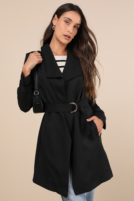 Winnipeg Black Trench Coat 7
