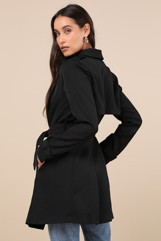 Winnipeg Black Trench Coat 8