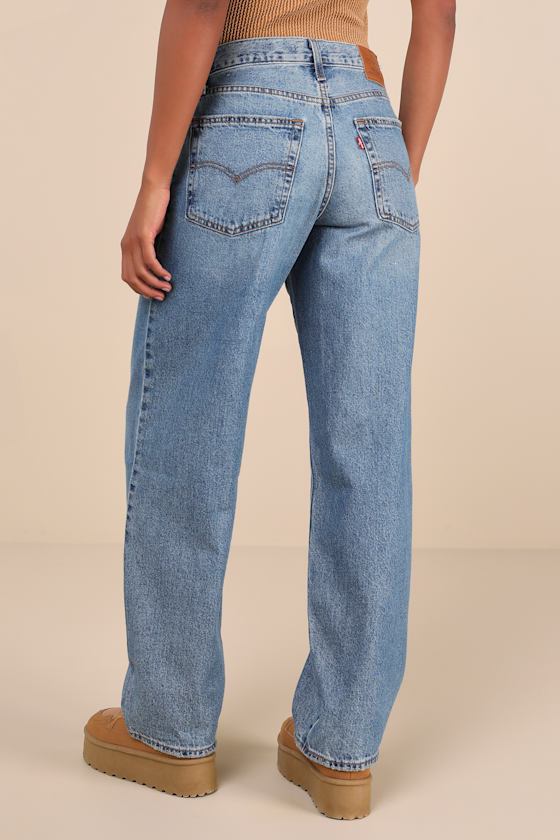 Baggy Dad Wide Leg Women's Jeans - Dark Wash | Levi's® US