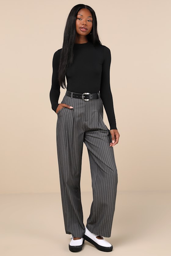Lulus Anything Is Posh-ible Black Top In Black