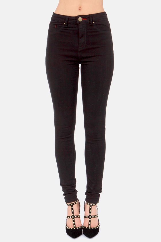 cool black jeans