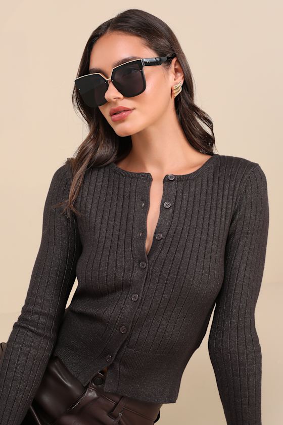 Main Frame Black Rimless Sunglasses 1
