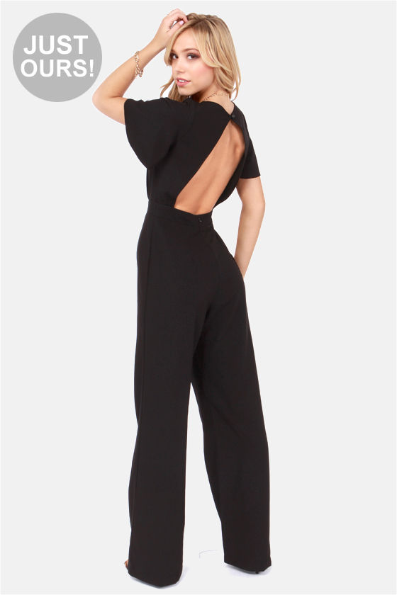 Stretch Bodysuit Sexy Cutout Jumpsuit Backless Women Backless Top main image 0