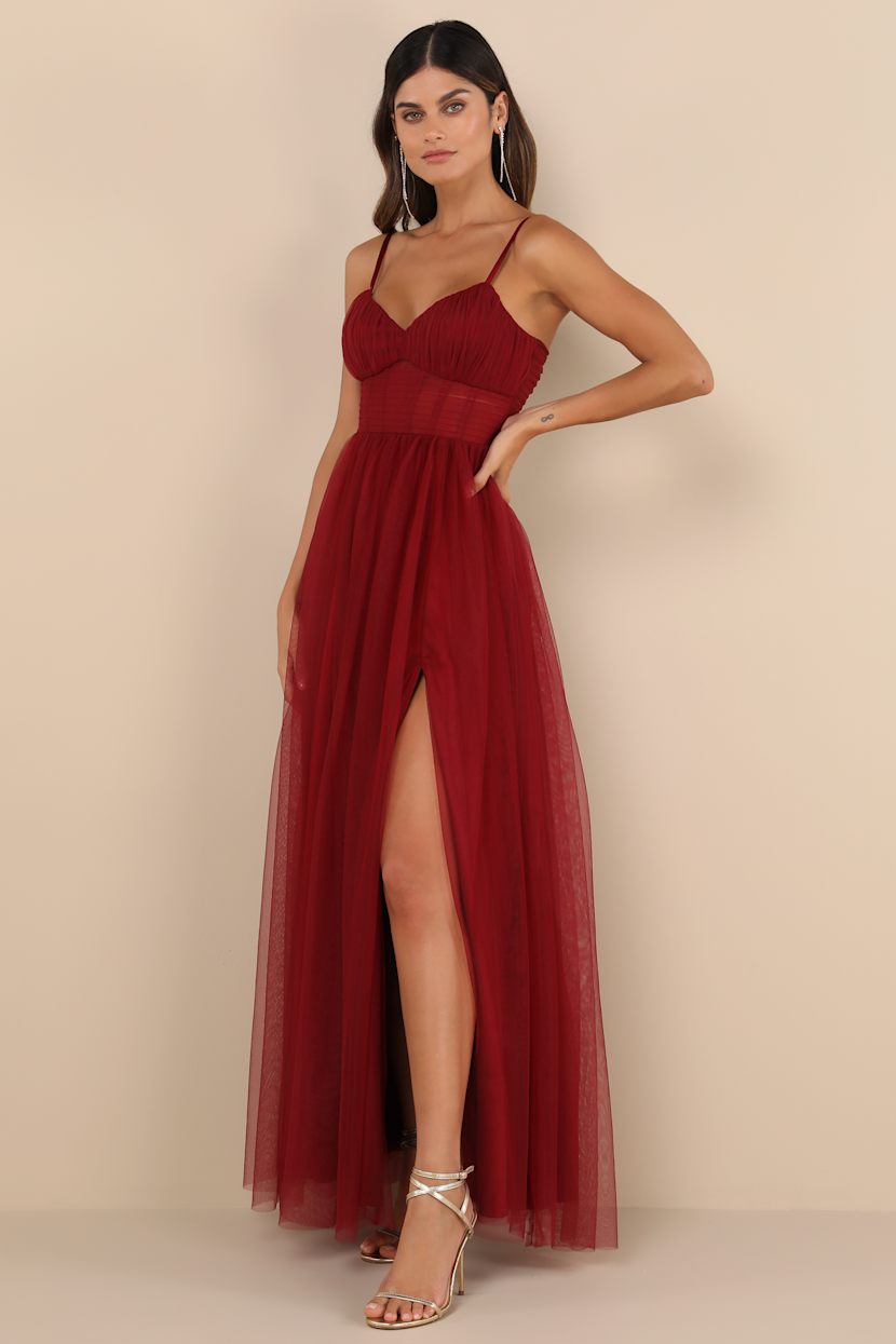 strapless open back dress Burnt Orange Lace Ruffles Tulle High Low Strapless Fashion Prom Dresse   clover sew